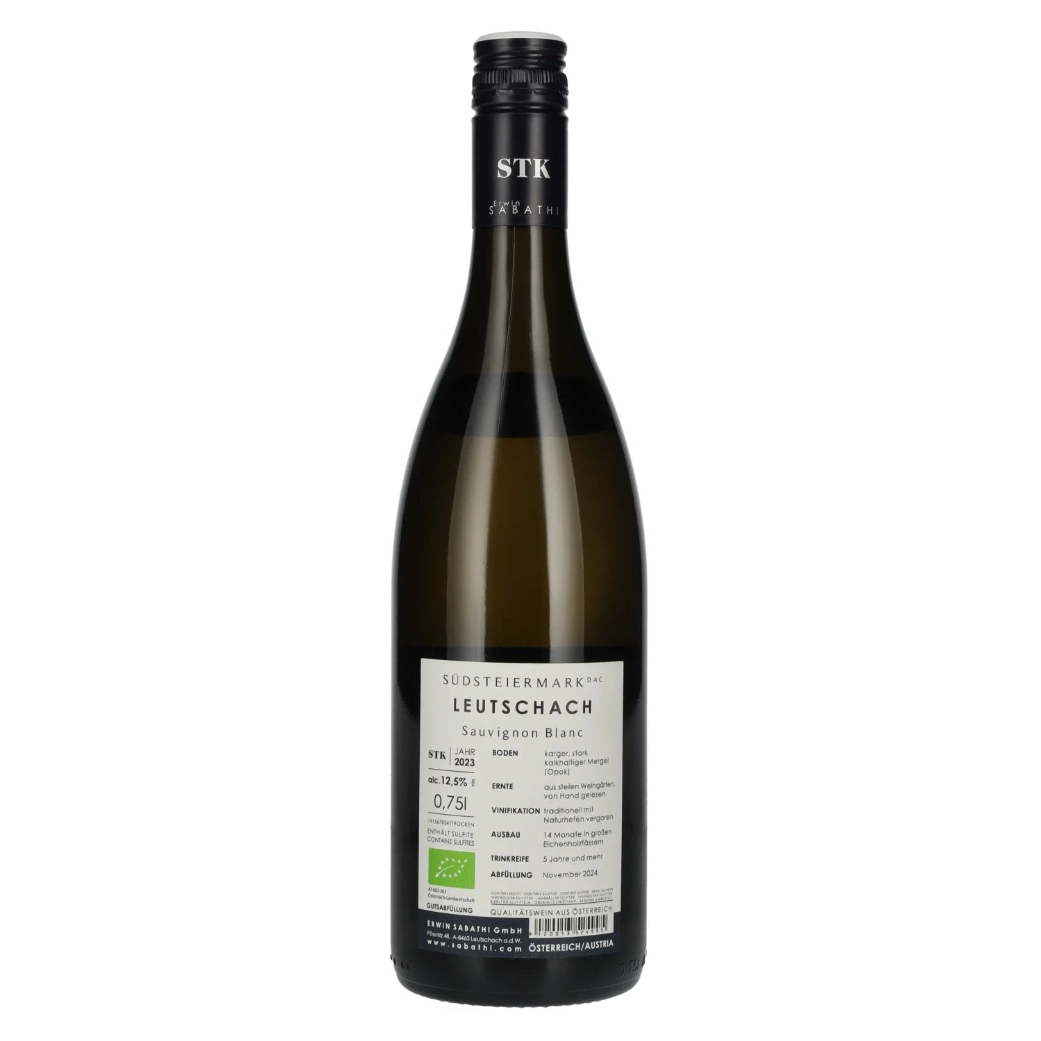 Erwin Sabathi Sauvignon Blanc Leutschach Südsteiermark DAC 2023 12.5% Vol. 0.75l