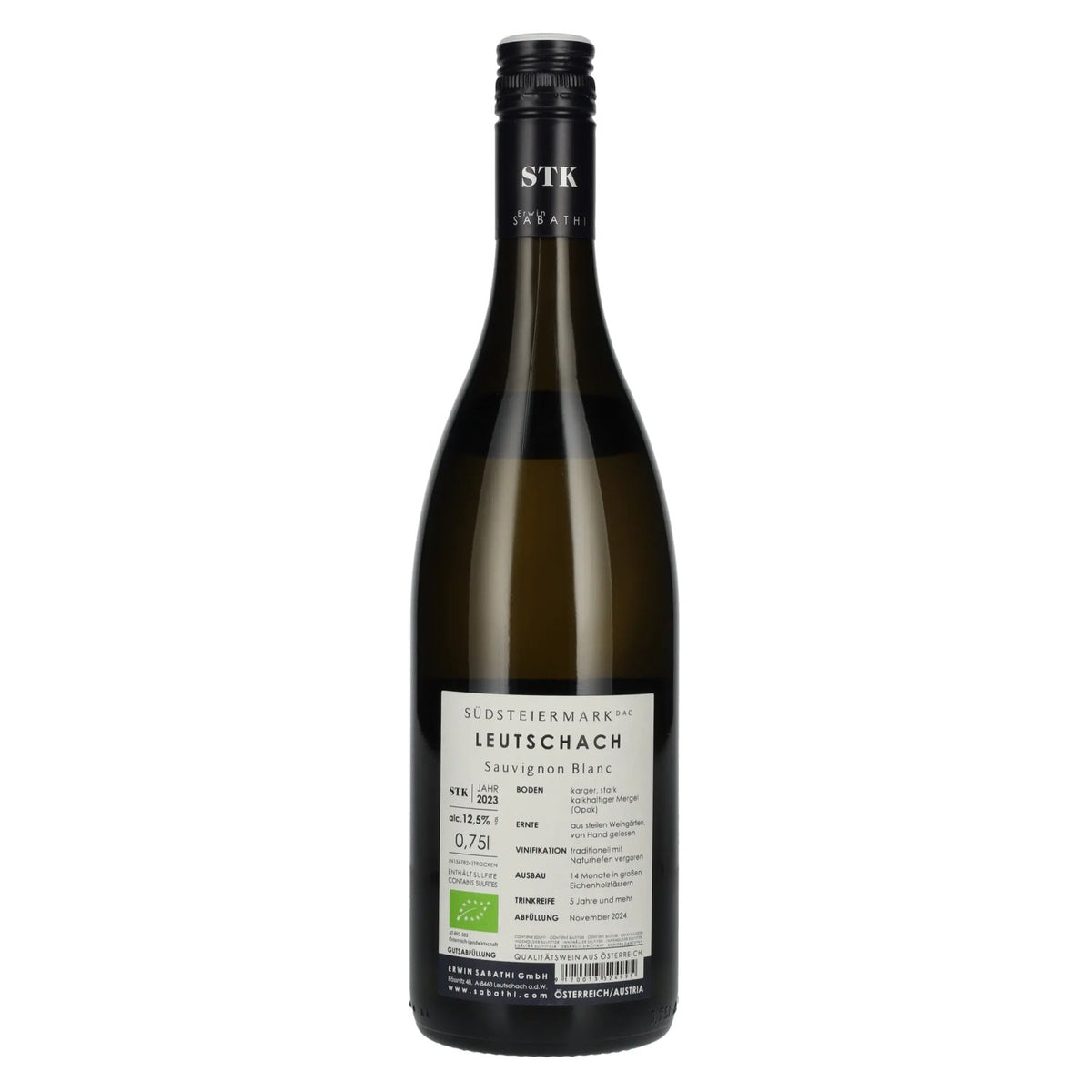 Erwin Sabathi Sauvignon Blanc Leutschach Südsteiermark DAC 2023 12.5% Vol. 0.75l