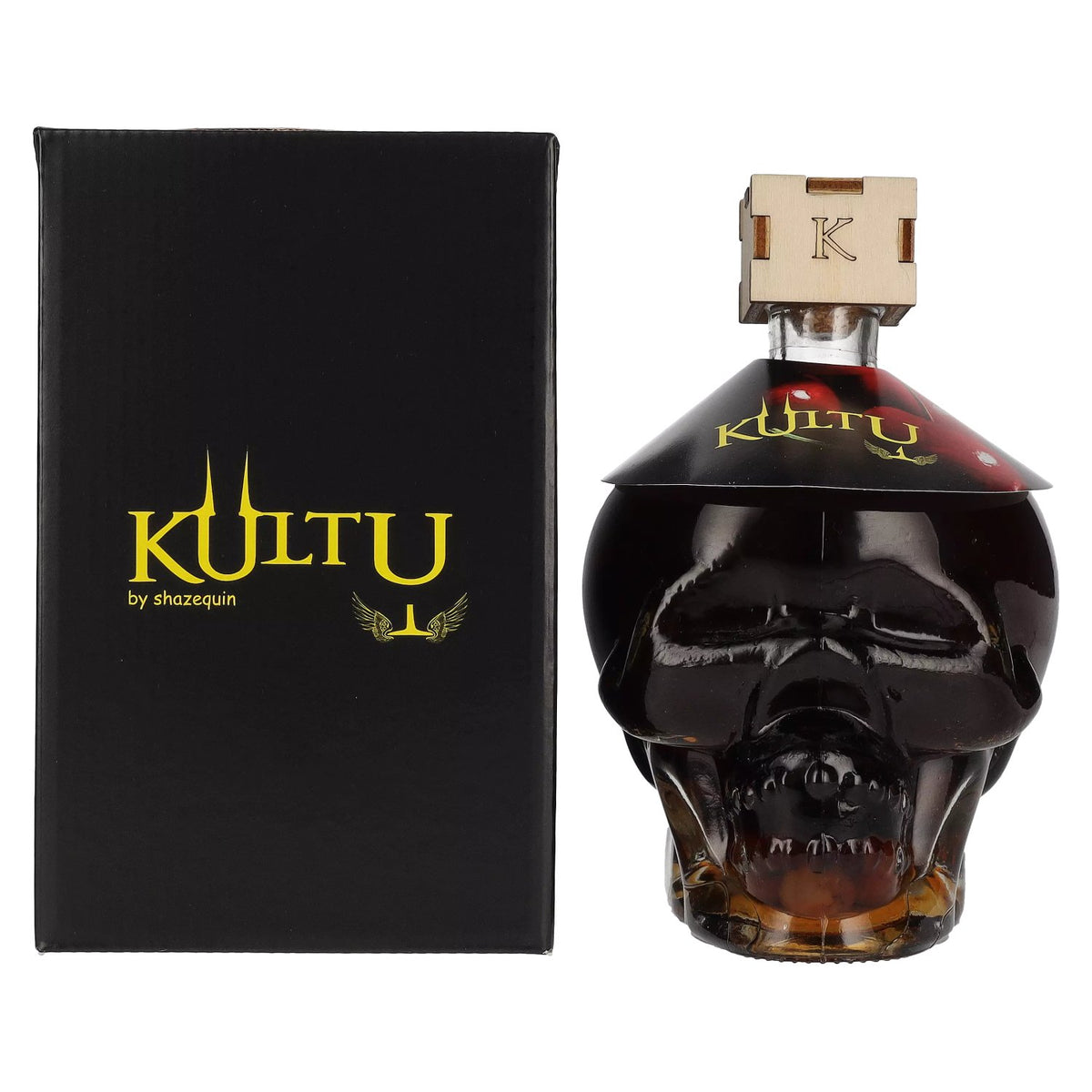 Kultu Ginja Cherry Liqueur 18% ABV, 0.7l in a gift box
