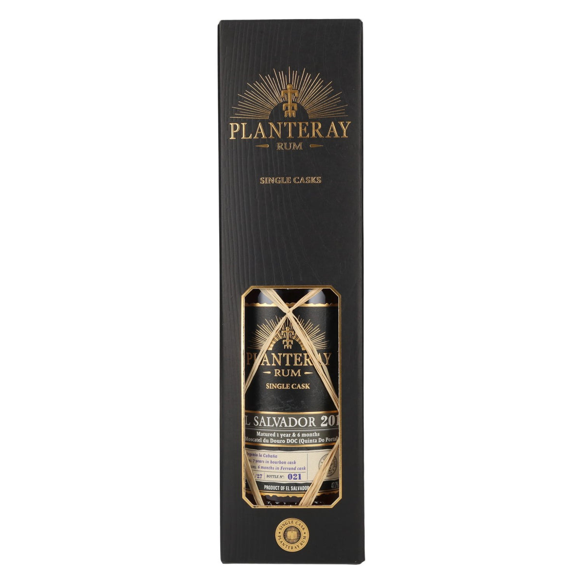 Planteray Rum EL SALVADOR Single Cask White Muscatel Barrel 2017 47.7% ABV 0.7l in a gift box