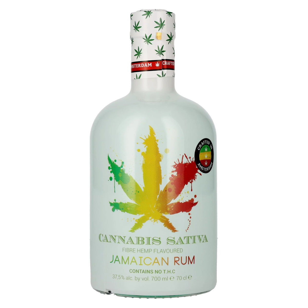 Cannabis Sativa Fibre Hemp Flavoured Jamaican Rum 37.5% Vol. 0.7l