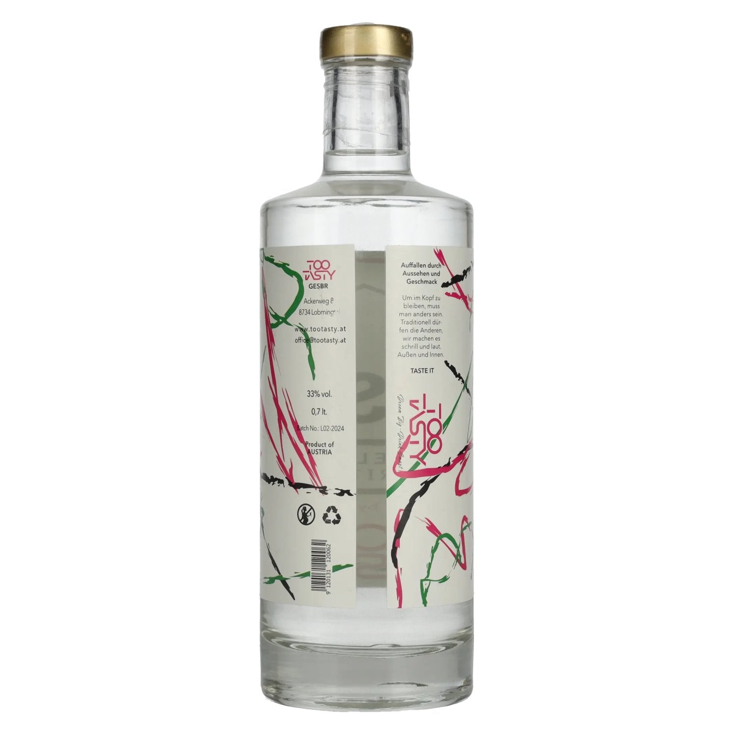 Too Tasty NUSSN Hazelnut Liqueur 33% Vol. 0.7L