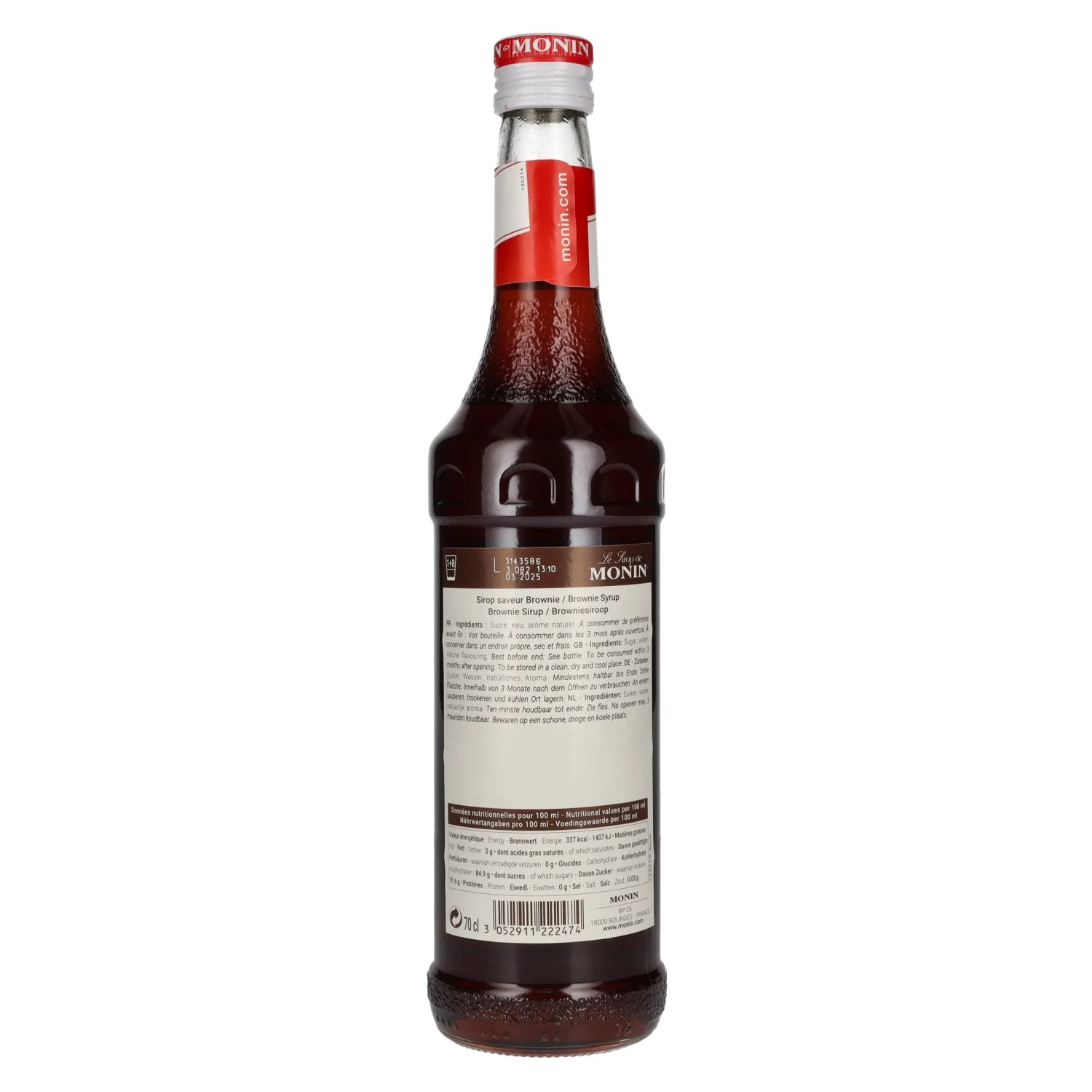 Monin BROWNIE Syrup 0.7l