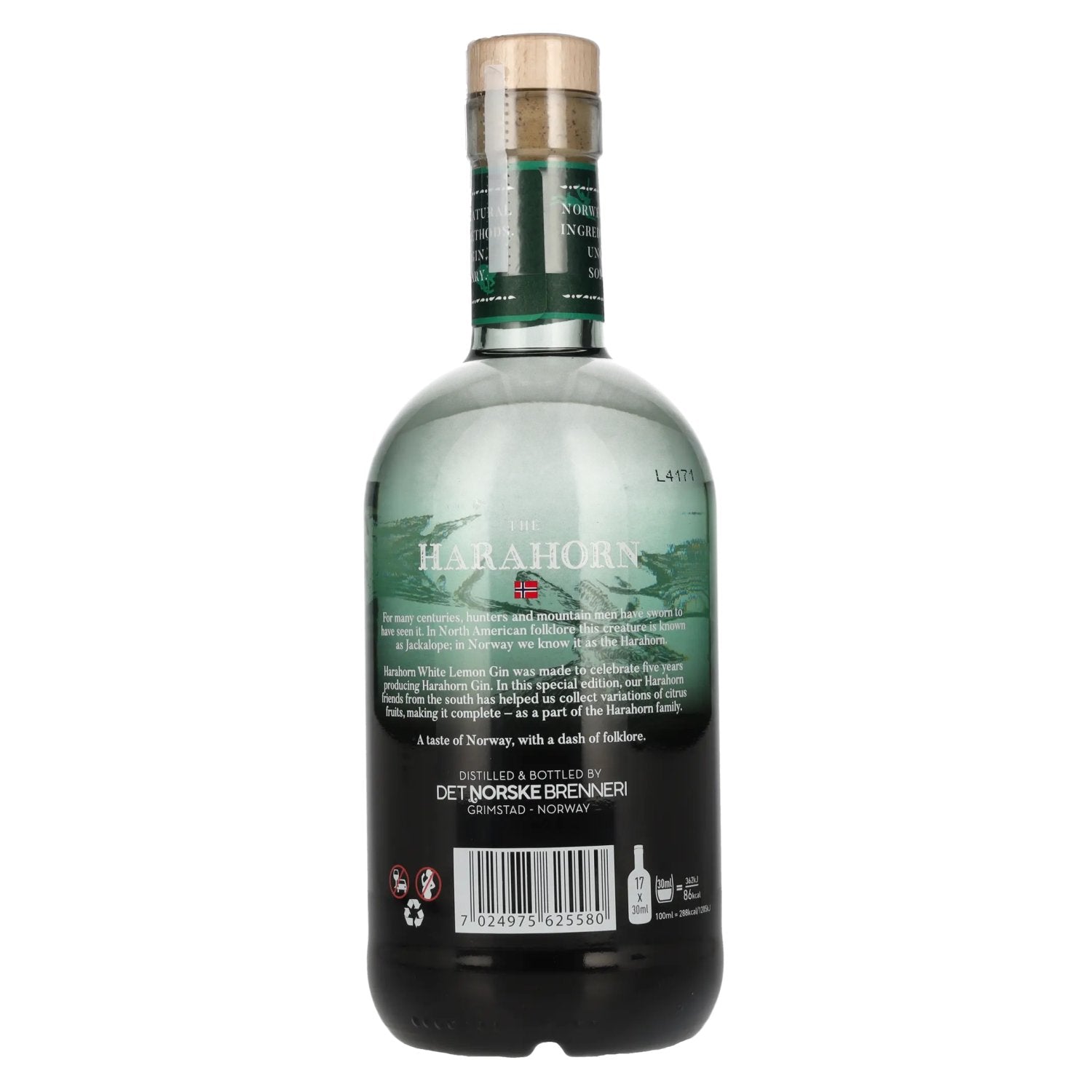 Harahorn Norwegian White Lemon Gin 42% Vol. 0.5l
