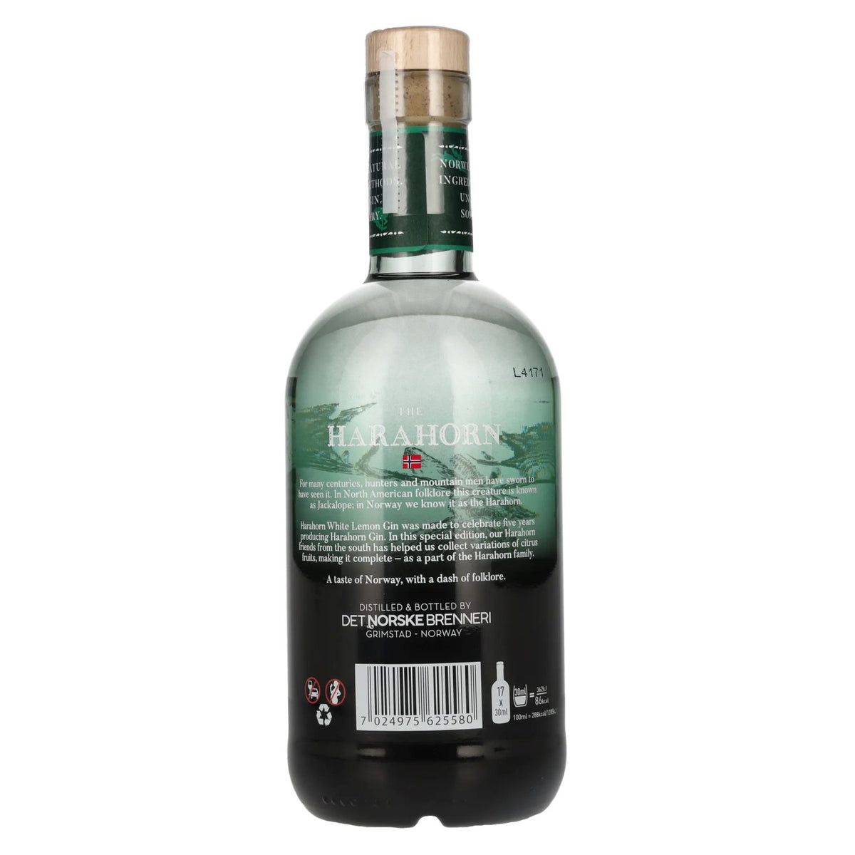 Harahorn Norwegian White Lemon Gin 42% Vol. 0.5l