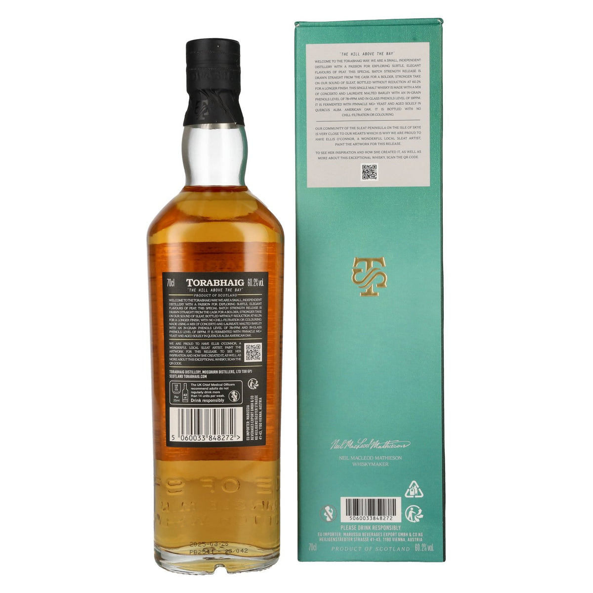 Torabhaig SOUND OF SLEAT The Legacy Series Batch Strength Single Malt 60.2% Vol. 0.7L in gift box