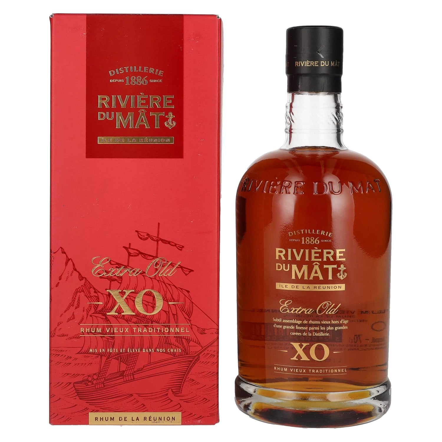 Rivière Du Mat Traditional Aged XO Rum 42% Vol. 0.7L in Gift Box