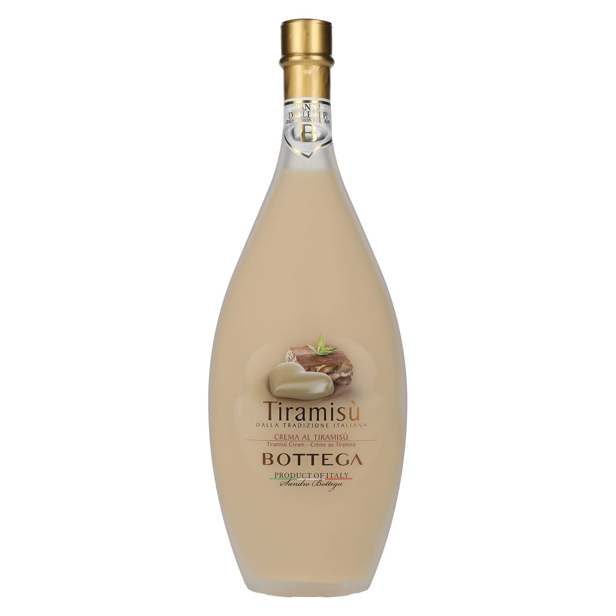 Bottega Crema al TIRAMISÙ Cream Liqueur 17% ABV 0.5l