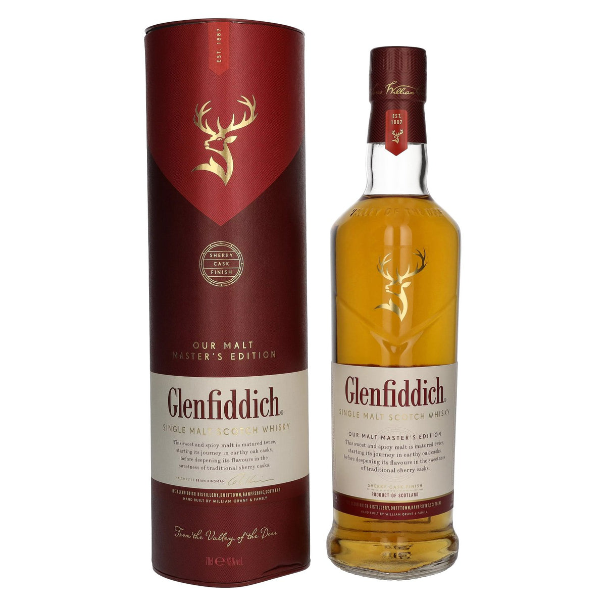 Glenfiddich MALT MASTER'S EDITION Single Malt Scotch Whisky 43% Vol. 0,7l in Geschenkbox