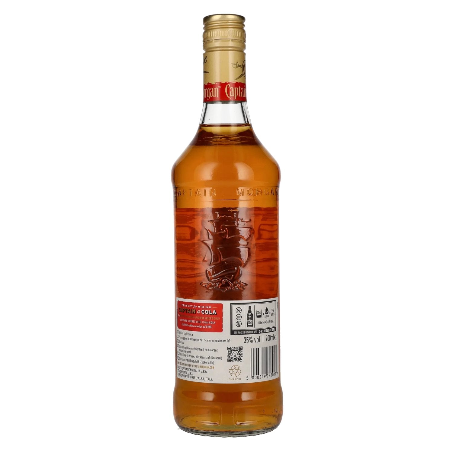 Captain Morgan Original Spiced Gold Spirit Drink 35% Vol. 0.7l