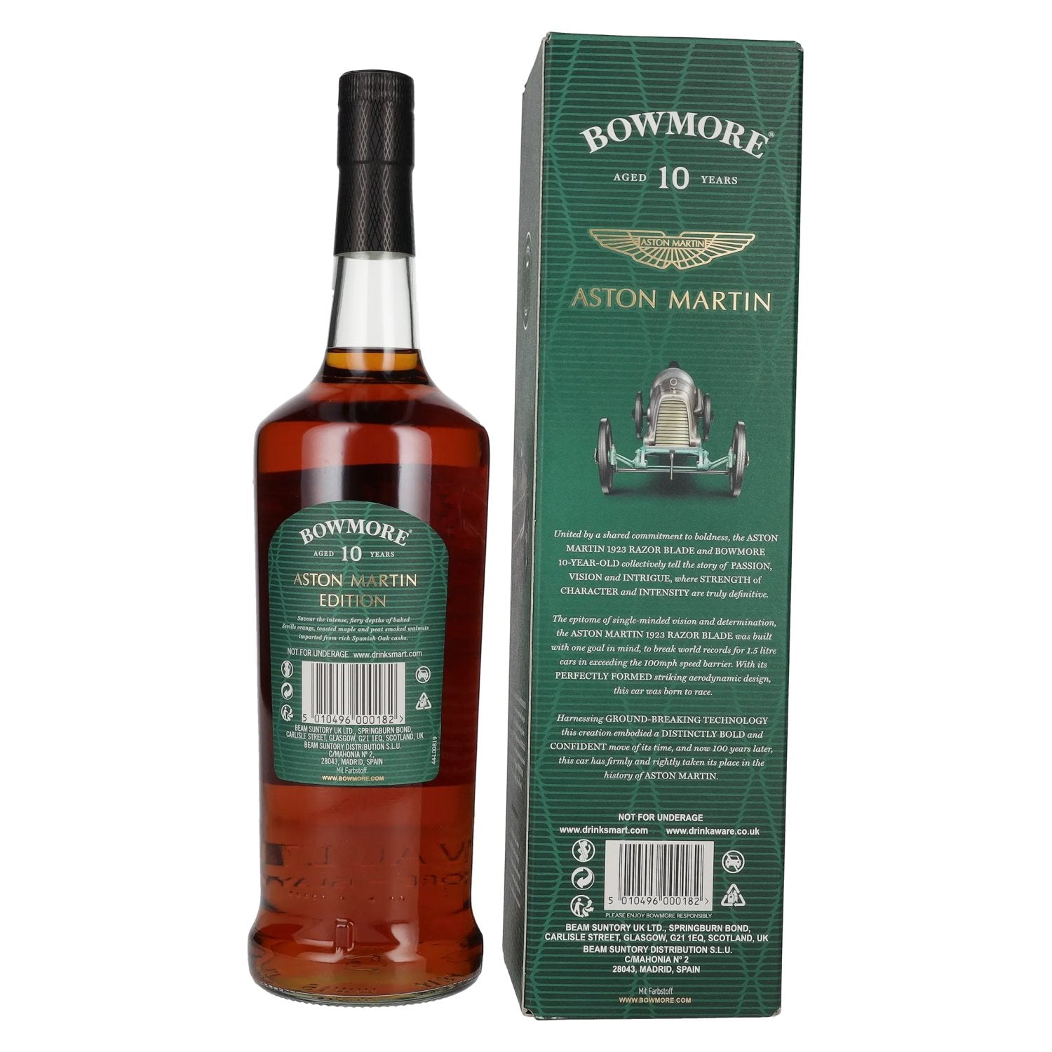 Bowmore 10 Years Old ASTON MARTIN Dark & Intense 40% Vol. 1l in gift box