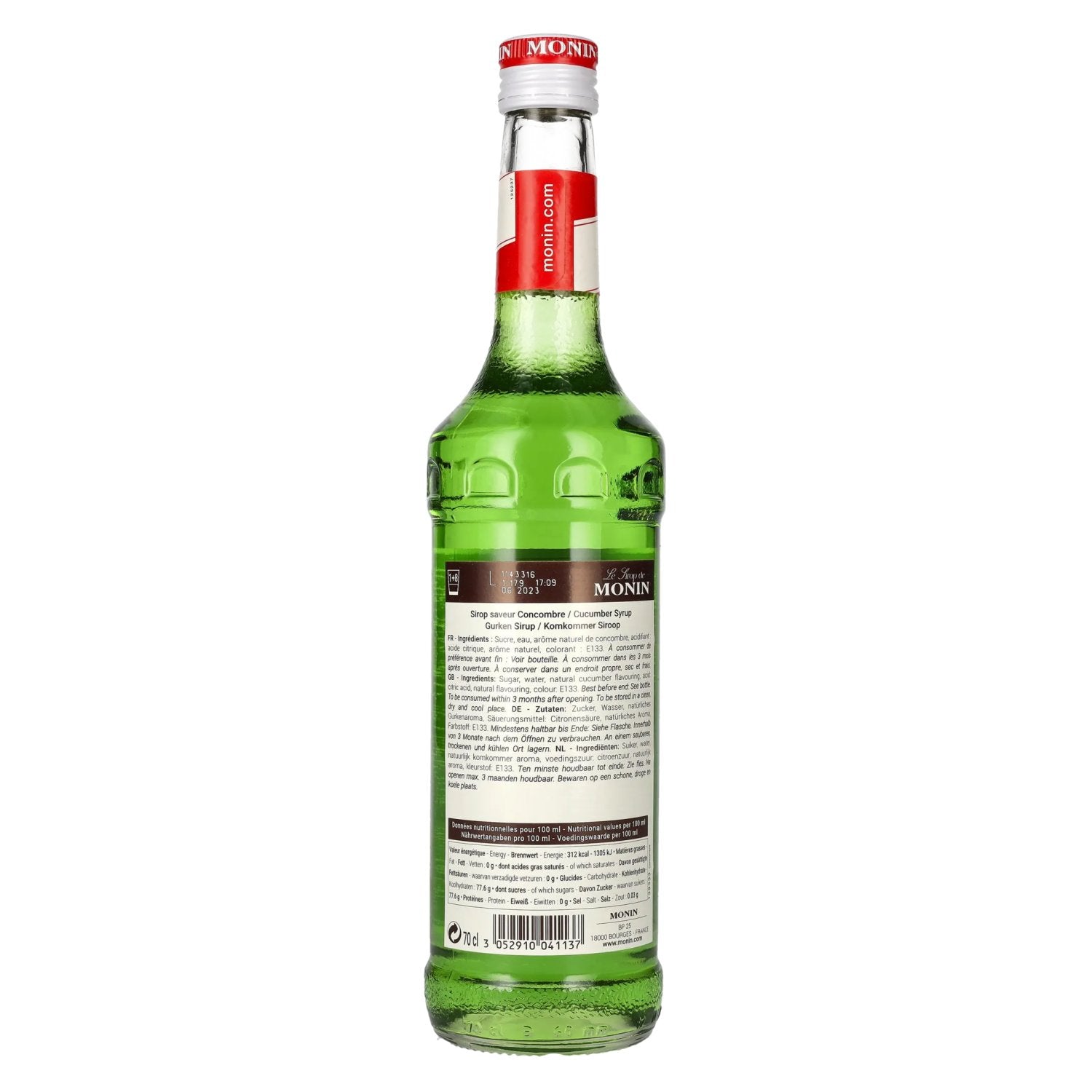 Monin Cucumber Syrup 0.7l