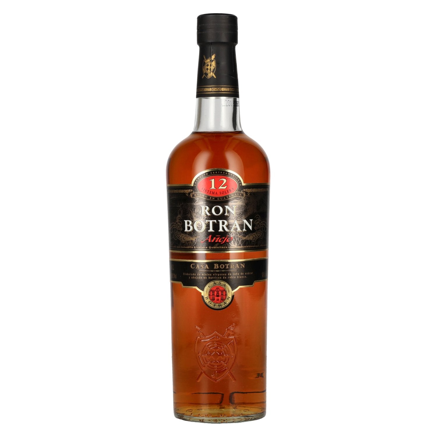 Botran Ron Añejo 12 Sistema Solera 40% ABV 0.7l