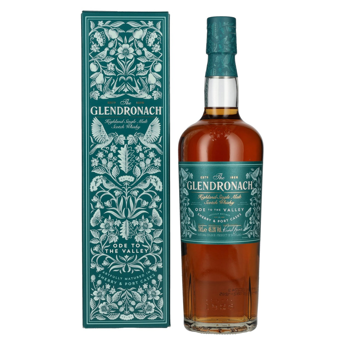 The GlenDronach ODE TO THE VALLEY Highland Single Malt 46.2% Vol. 0.7l in Gift Box