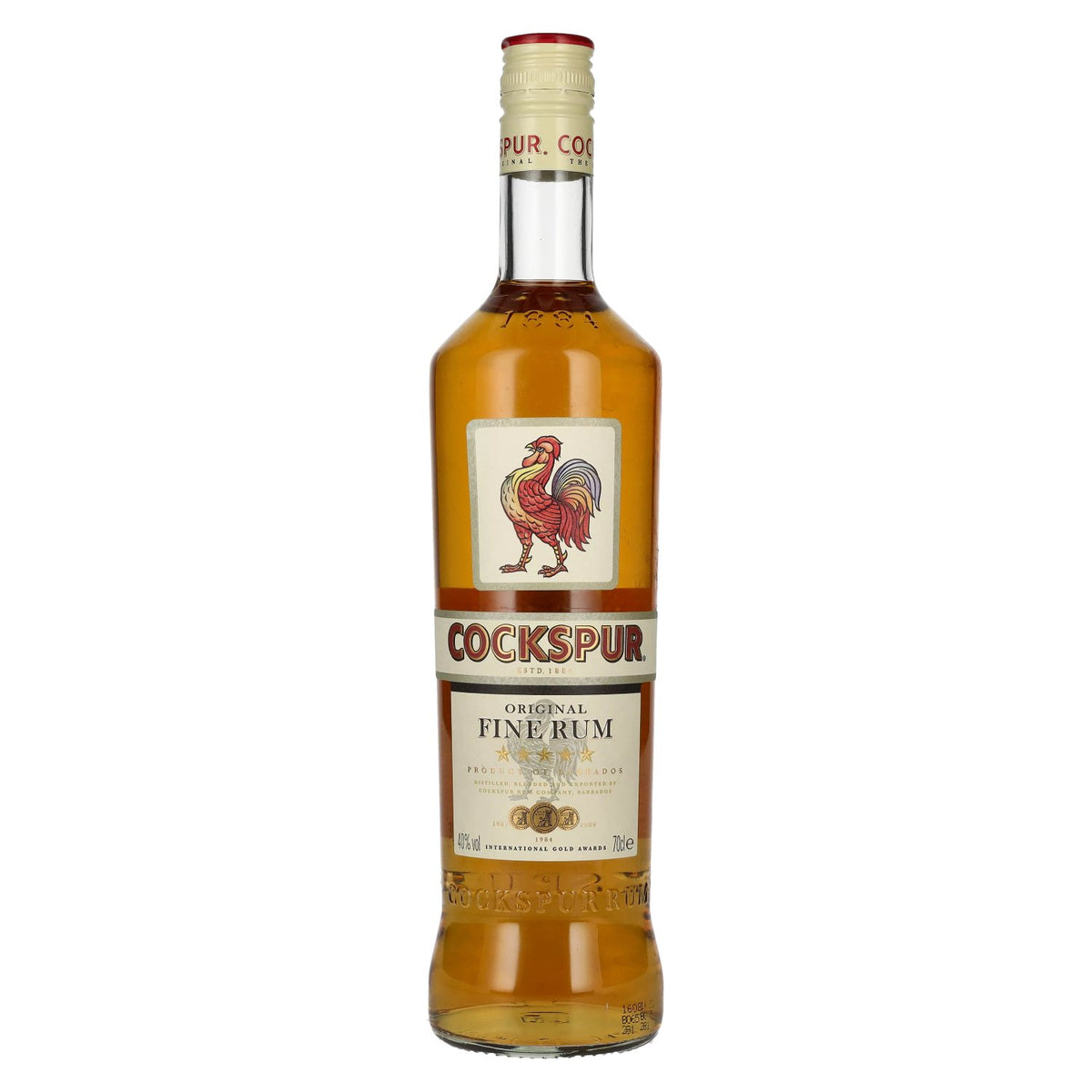 Cockspur Original Fine Rum 40% ABV 0.7l