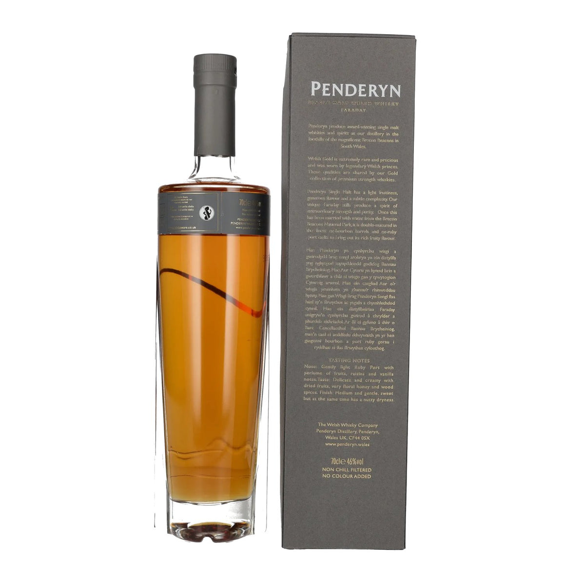 Penderyn FARADAY Travel Retail Exclusive 46% Vol. 0.7l in gift box