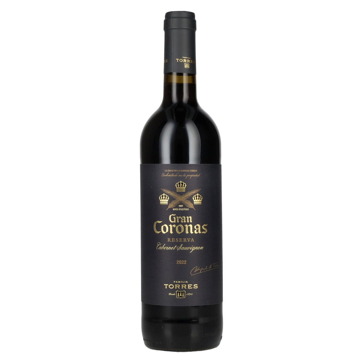 Torres Gran Coronas Cabernet Sauvignon Reserva 2022 14% Vol. 0.75l