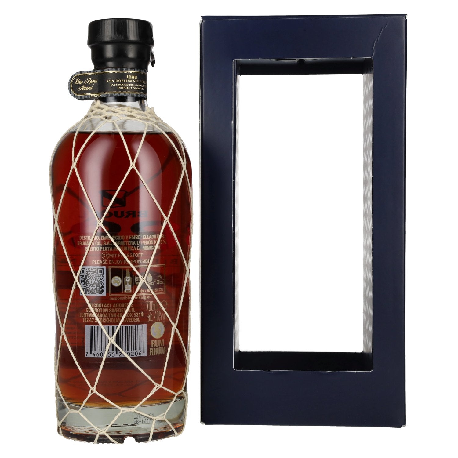 Brugal 1888 Ron Reserva Familiar Doblemente Añejado 40% Vol. 0,7l in Geschenkbox