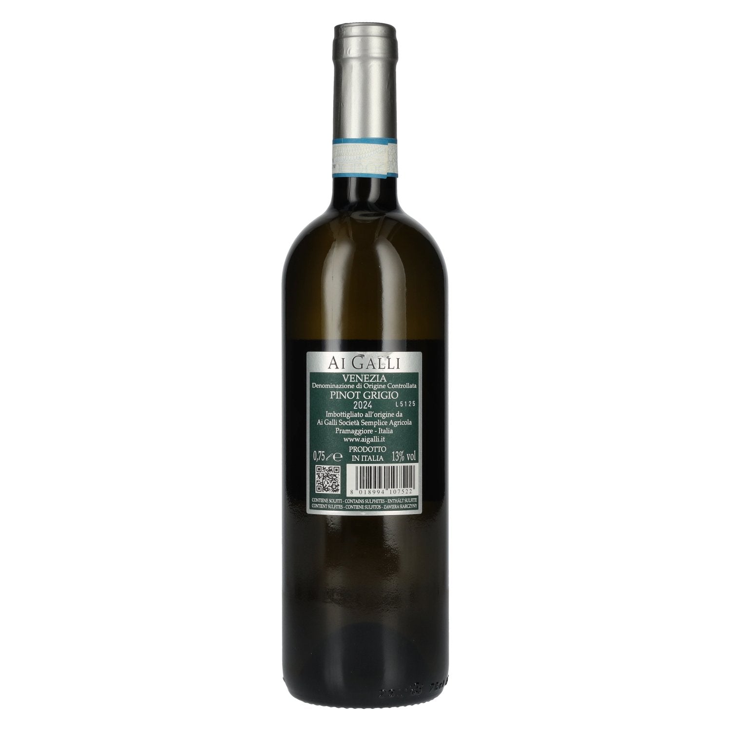 AI GALLI Pinot Grigio Venezia DOC 2024 13% Vol. 0,75l