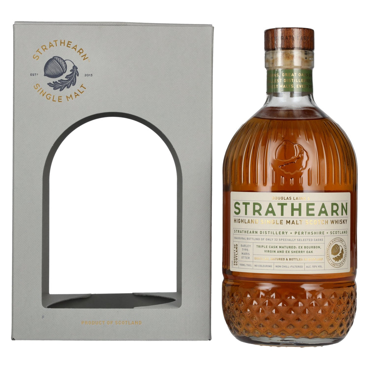 Douglas Laing STRATHEARN Triple Cask Highland Single Malt Scotch Whisky 50% Vol. 0.7L in gift box