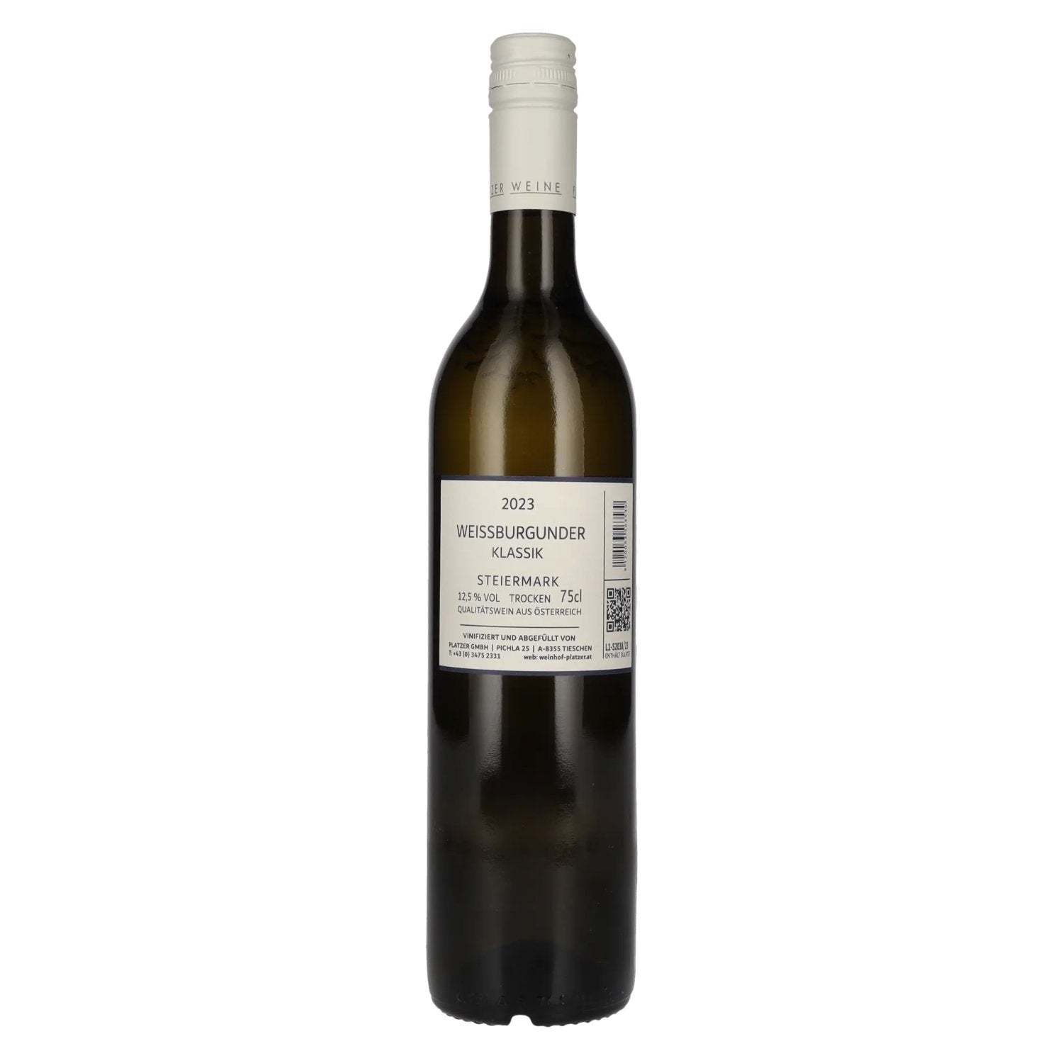 Platzer Weissburgunder Klassik Steiermark 2023 12,5% Vol. 0,75l