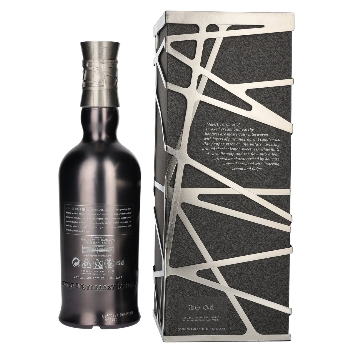 Ardbeg 25 Years Old Islay Single Malt 46% ABV 0.7l in a gift box