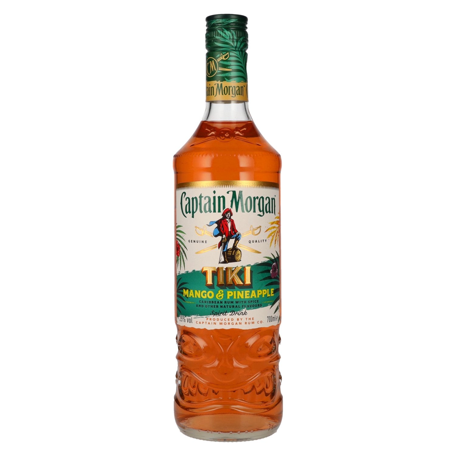 Captain Morgan Tiki Mango & Pineapple Flavour Spirit Drink 25% Vol. 0.7l