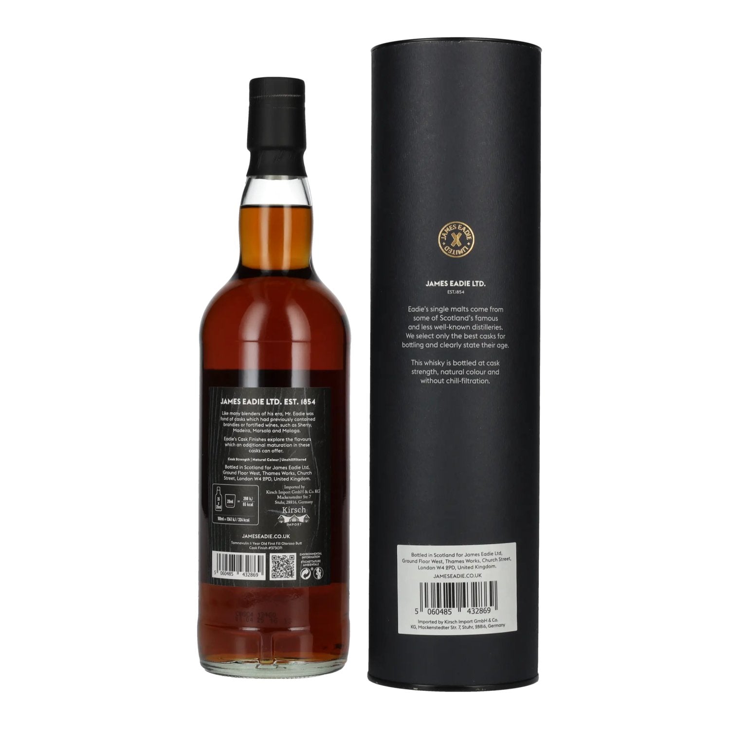 Tamnavulin 11 Years Old James Eadie 1st OLOROSO BUTT FINISH Single Malt #373071 2013 57.4% Vol. 0.7l in Gift Box