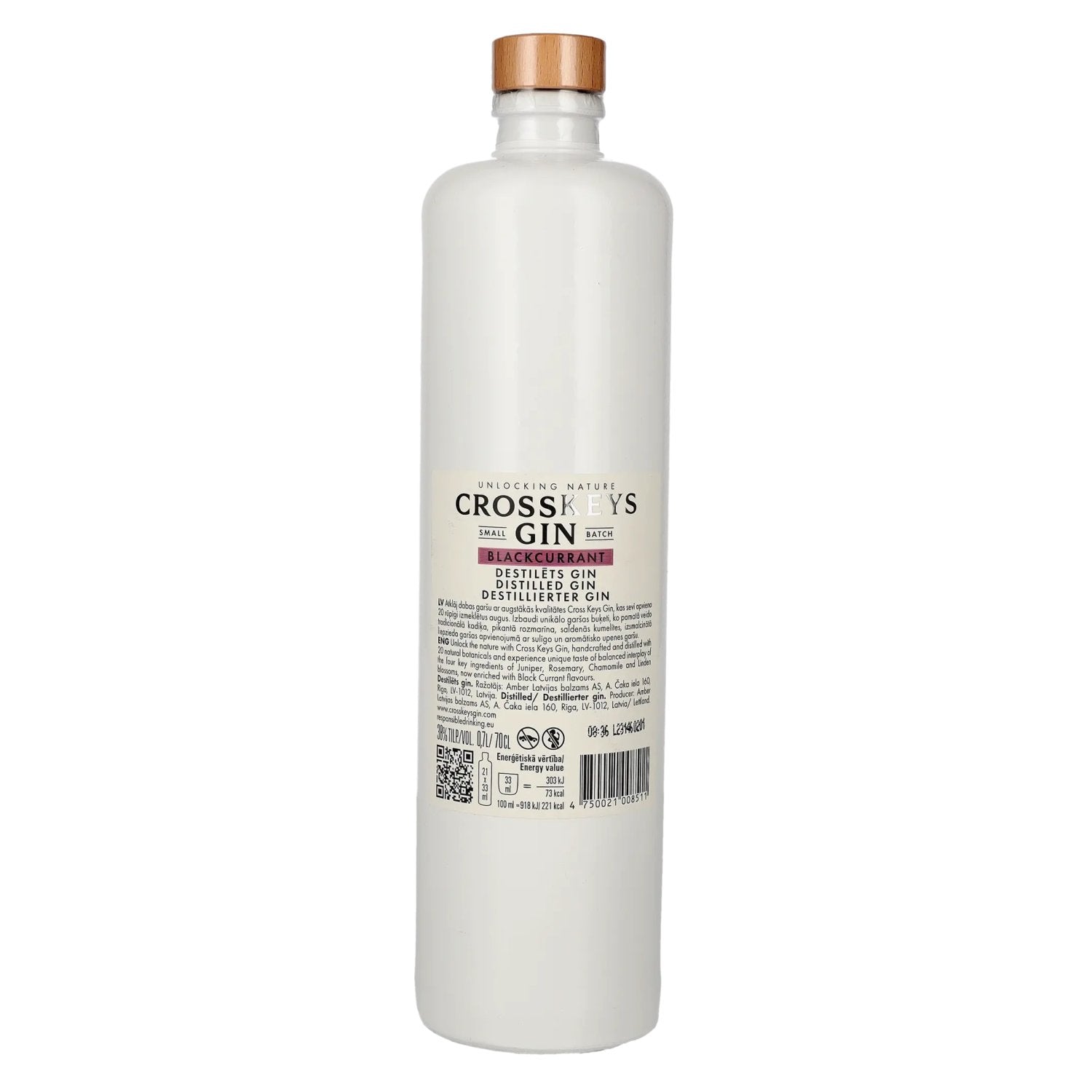 Cross Keys Gin Black Currant Premium Craft Gin 38% Vol. 0,7l