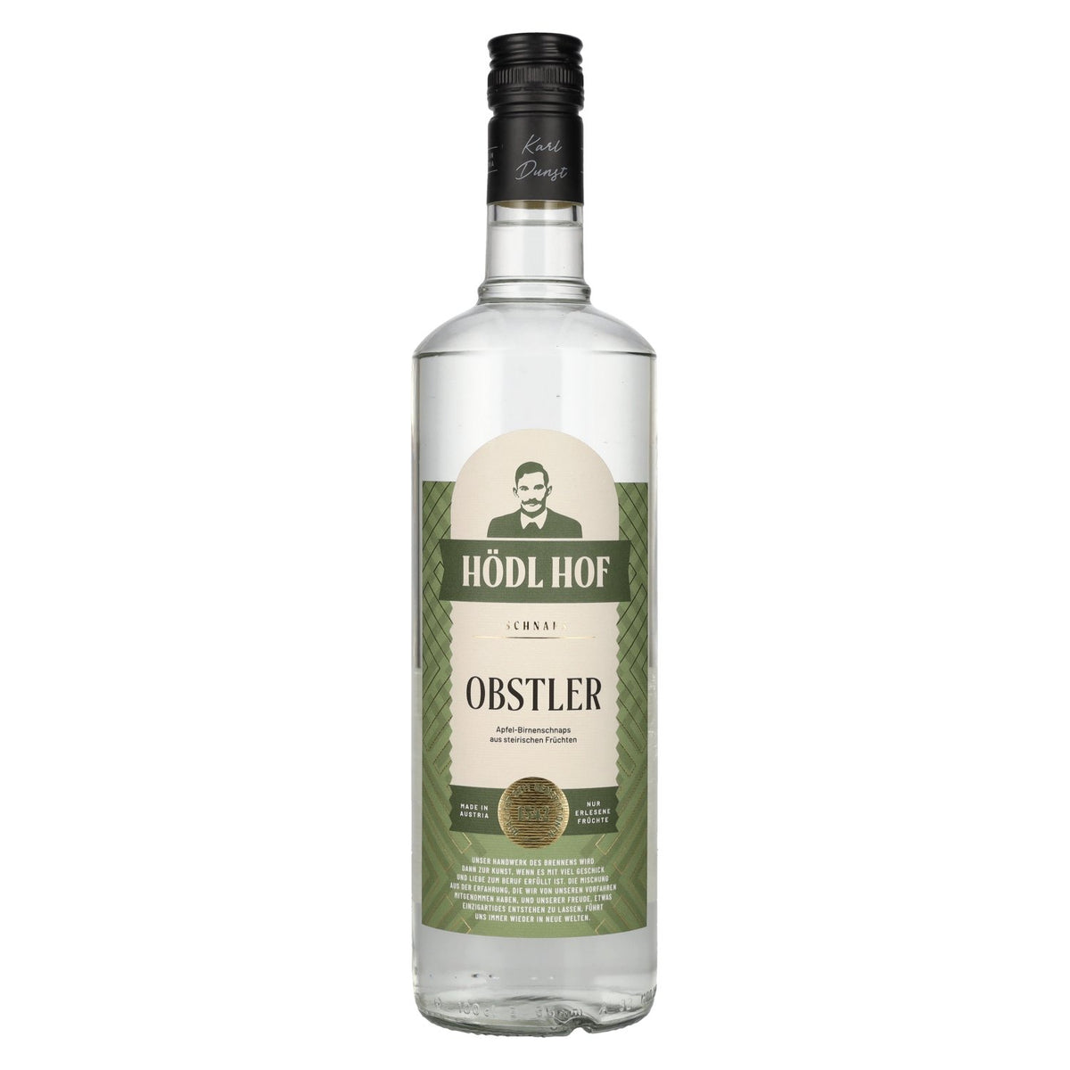 Hödl Hof OBSTLER Apple and Pear Schnapps 38% Vol. 1L