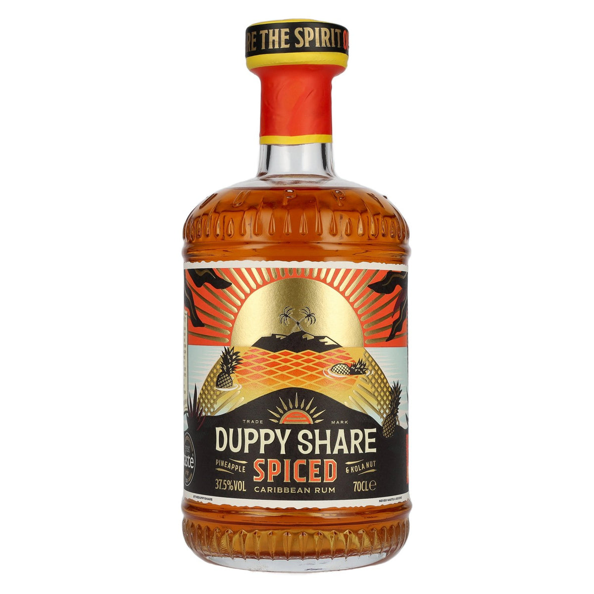 Duppy Share Spiced Caribbean Rum 37.5% ABV 0.7l