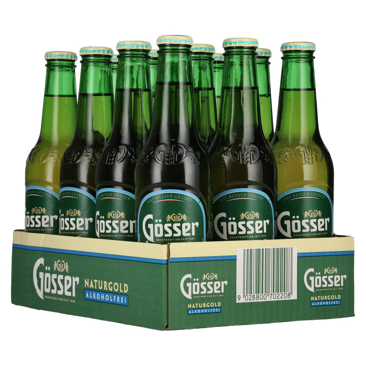 Gösser Natur Gold non-alcoholic 12 x 0.33 l