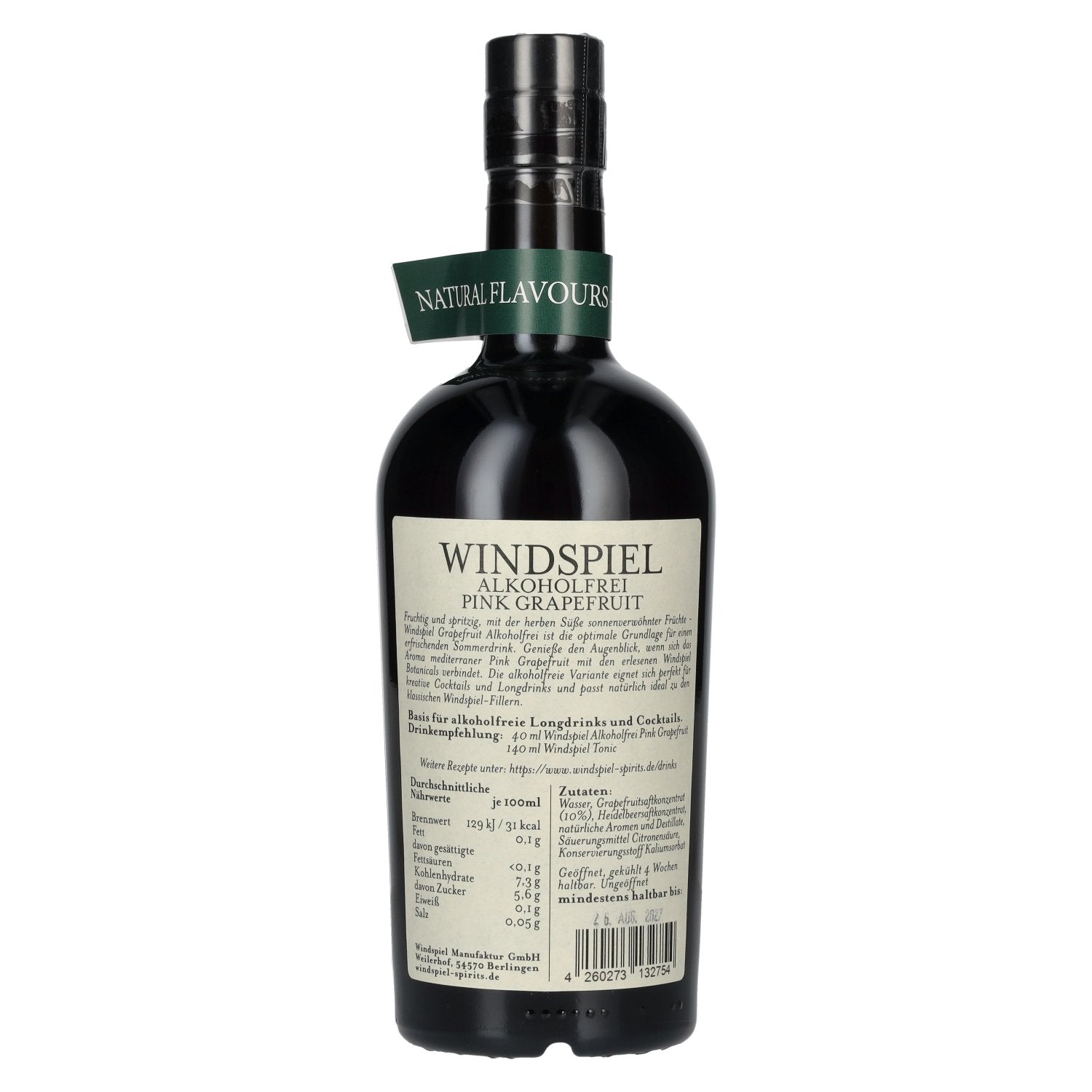Windspiel Pink Grapefruit Alkoholfrei 0,5l