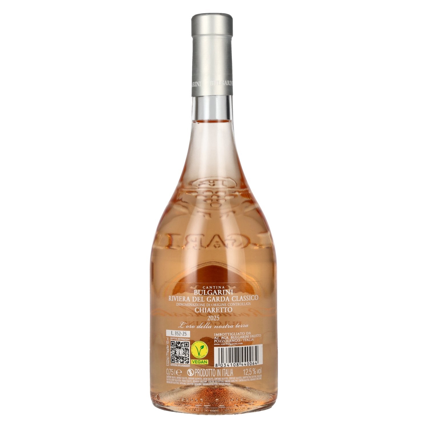 Bulgarini Rosa Blush Chiaretto Riviera del Garda Classico DOC 2025 12,5% Vol. 0,75l