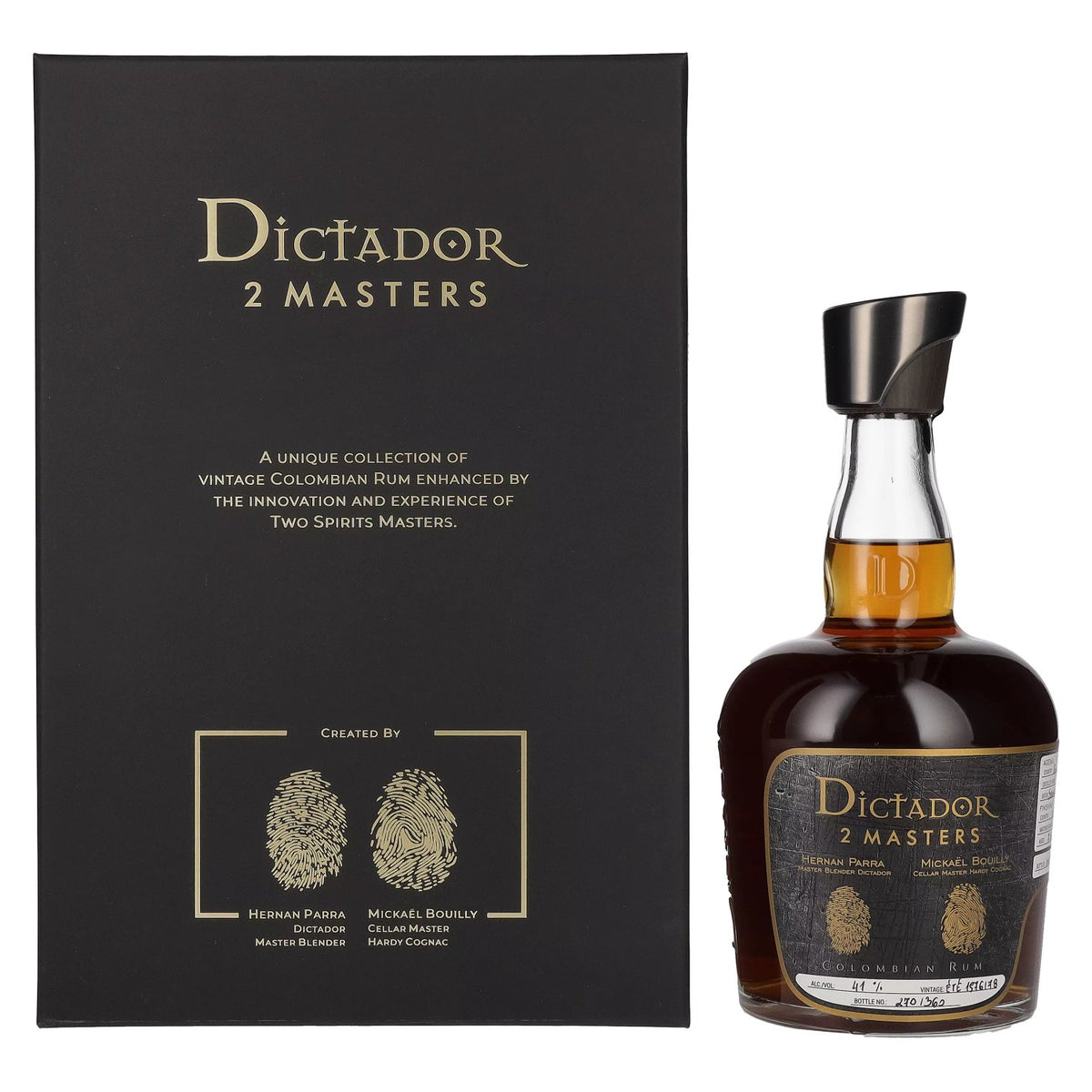 Dictador 2 MASTERS 1978 39 Years Old Hardy Finish 41% Vol. 0.7L in Gift Box