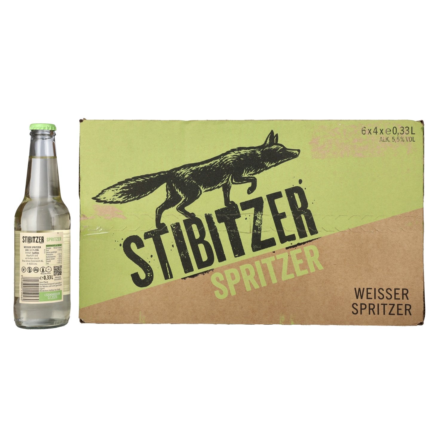 Stibitzer White Spritzer 5.5% Vol. 6x4x0.33l