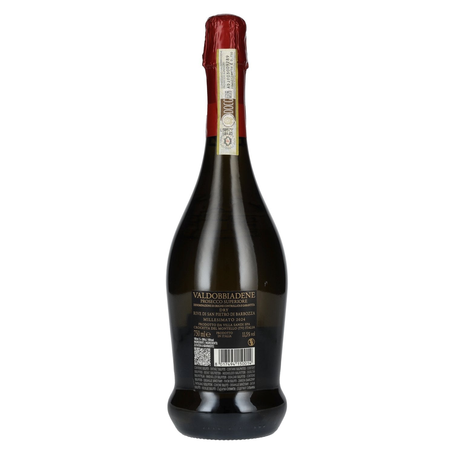Villa Sandi Rive di San Pietro Valdobbiadene Prosecco Superiore Millesimato DOCG 2024 11.5% Vol. 0.75l