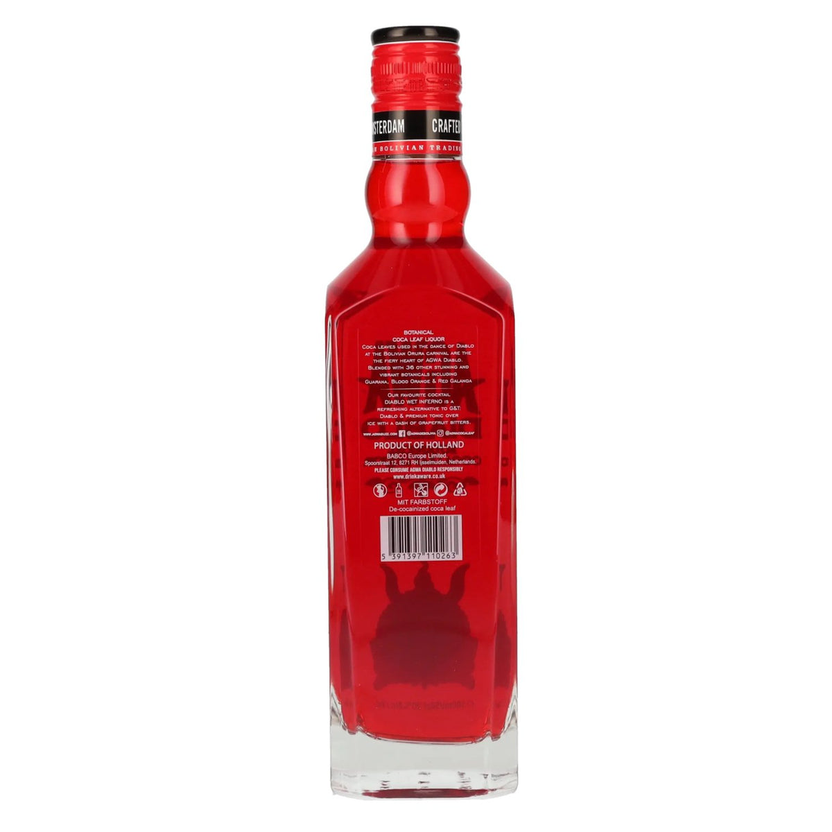Agwa DIABLO Botanical Coca Leaf Liqueur 20% ABV 0.5l