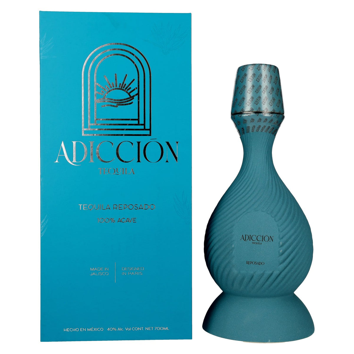 ADICCIŌN Tequila Reposado 100% Agave 40% vol. 0.7 l in a gift box