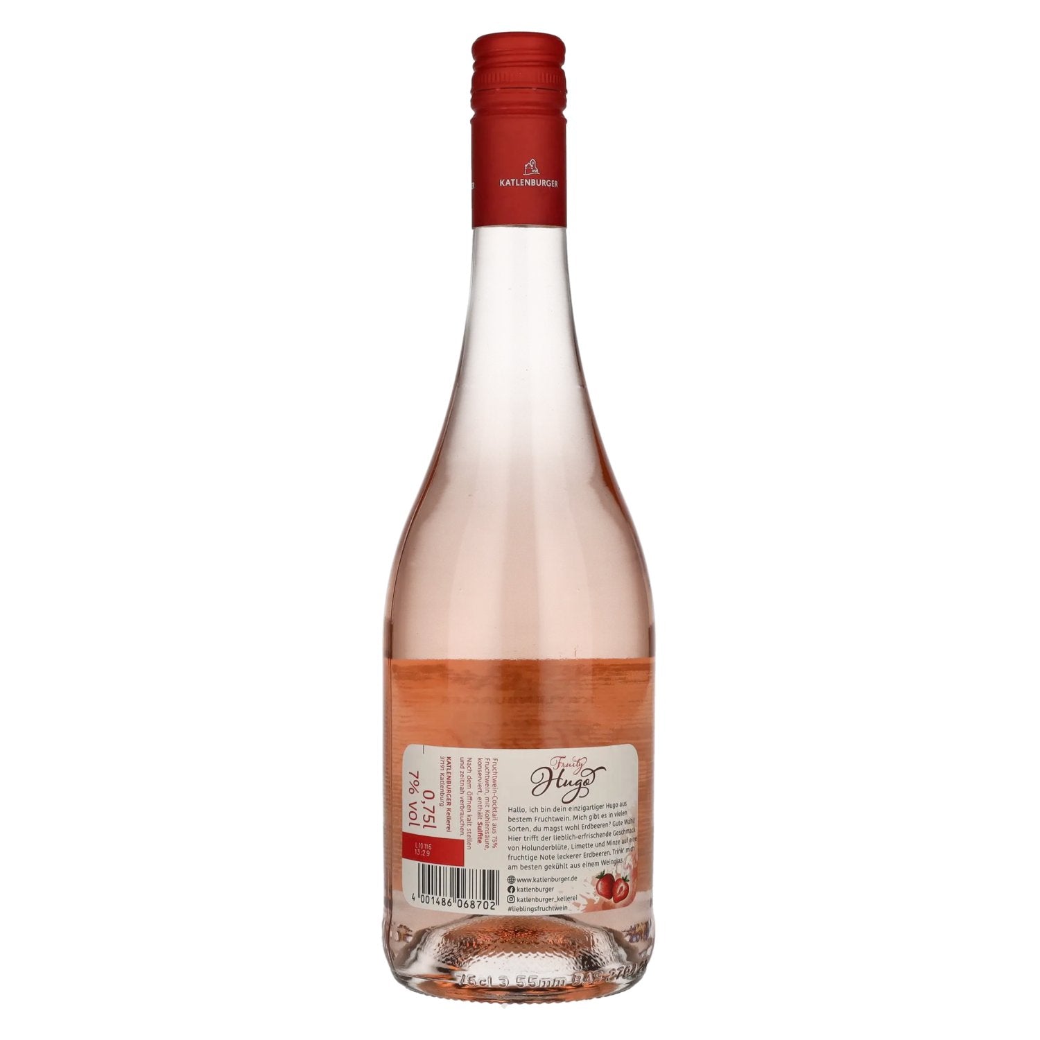 Katlenburger Fruity Hugo Strawberry 7% Vol. 0,75l