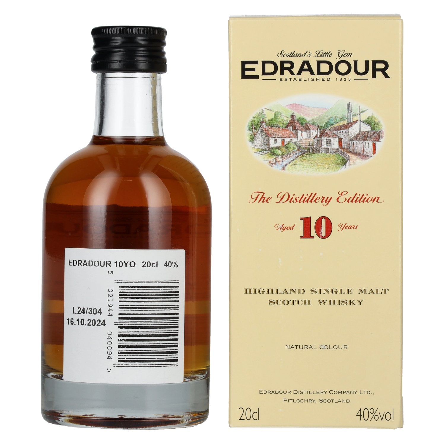 Edradour 10 Years Old 40% Vol. 0,2l in Geschenkbox