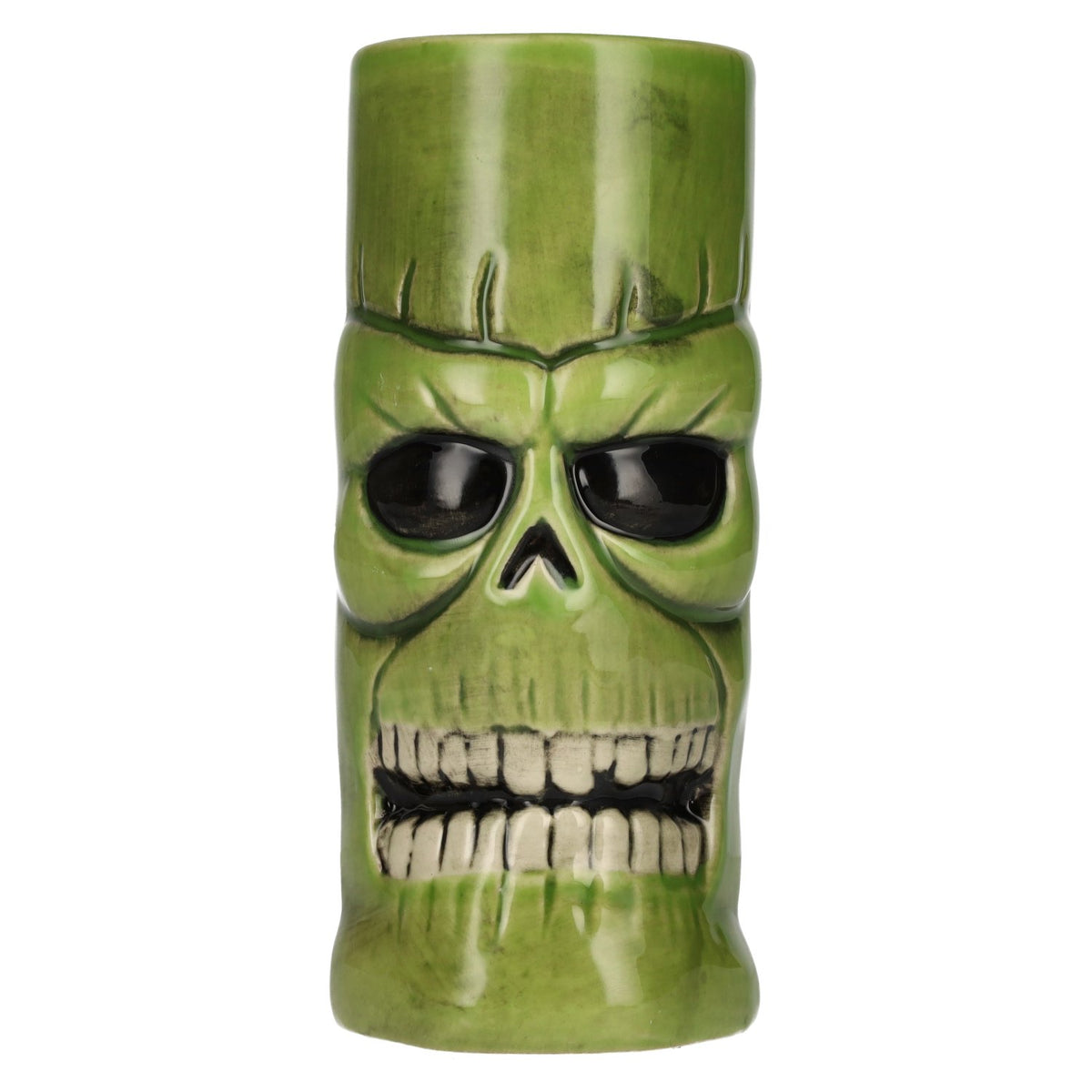 Tiki Mug, Ceramic, Green Demon, 0.39 l