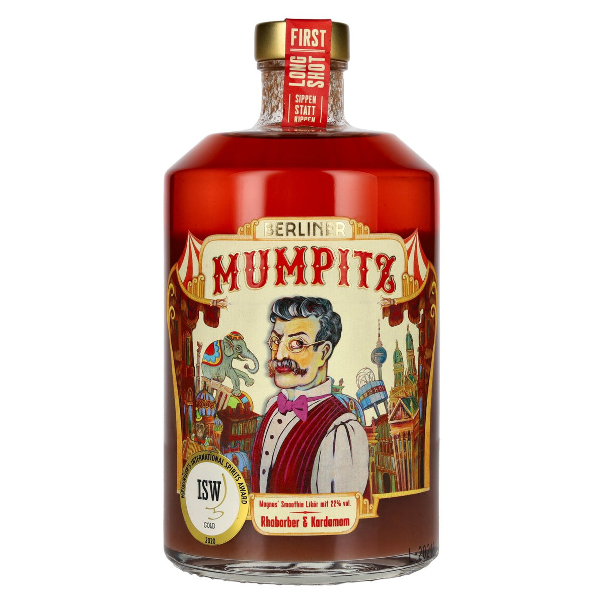 Berliner Mumpitz Rhubarb &amp; Cardamom 22% ABV 0.7l