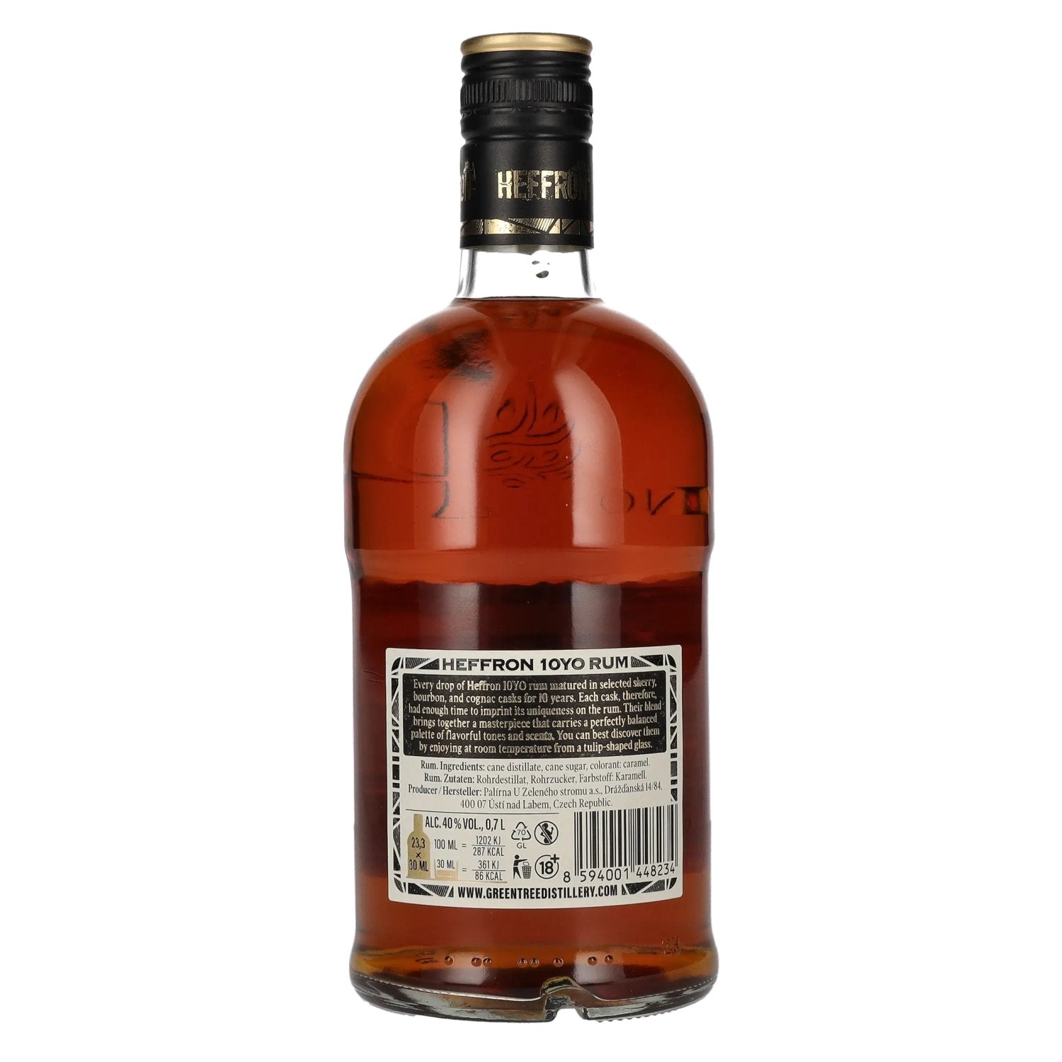 Heffron 10 Years Old Masters Edition Panama Premium Rum 40% Vol. 0.7l