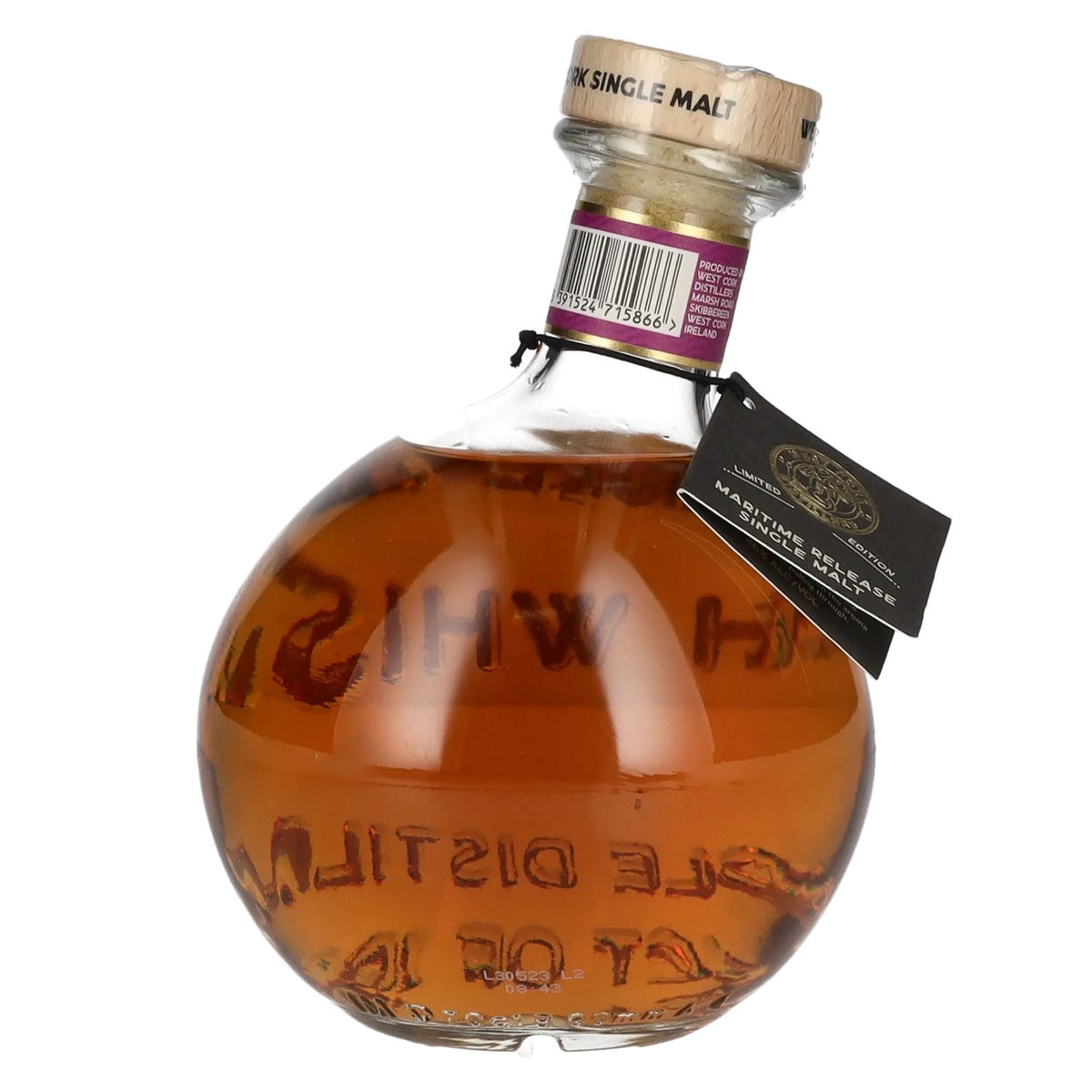 West Cork MARITIME Single Malt Irish Whiskey PORT CASK FINISHED Limited Edition 46% Vol. 0,7l