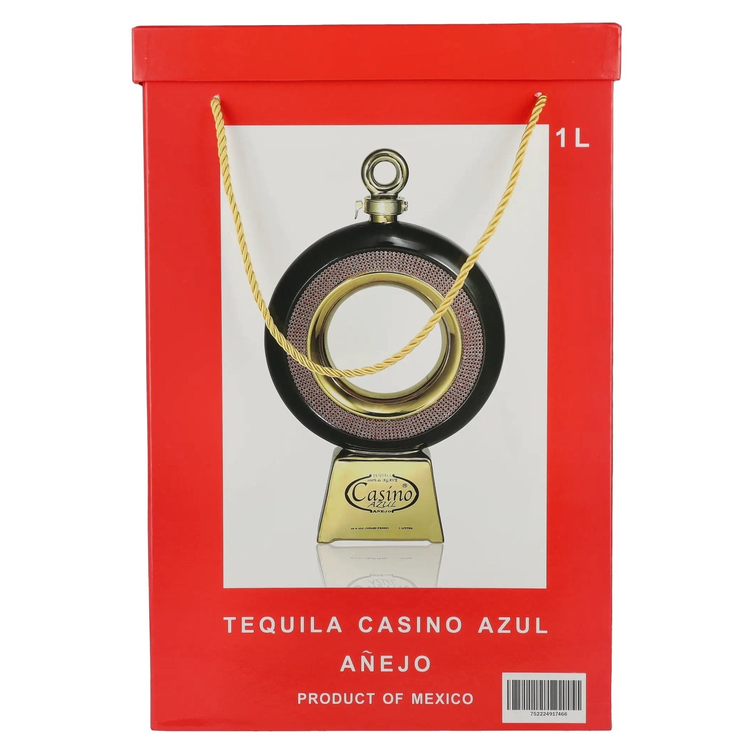 Casino Azul AÑEJO 100% de Agave Tequila 40% Vol. 1l in Geschenkbox