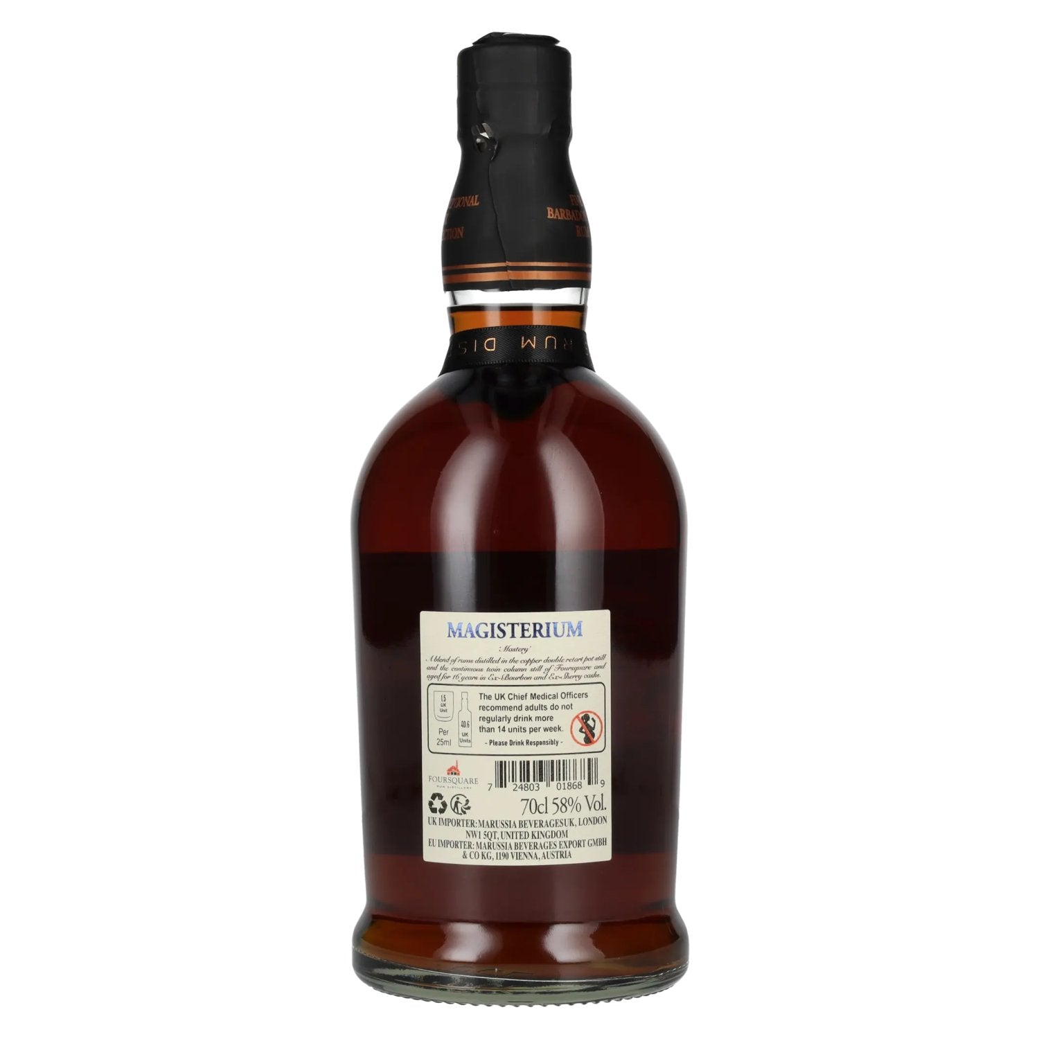 Foursquare 16 Years Old MAGISTERIUM Single Blended Rum 58% Vol. 0.7l