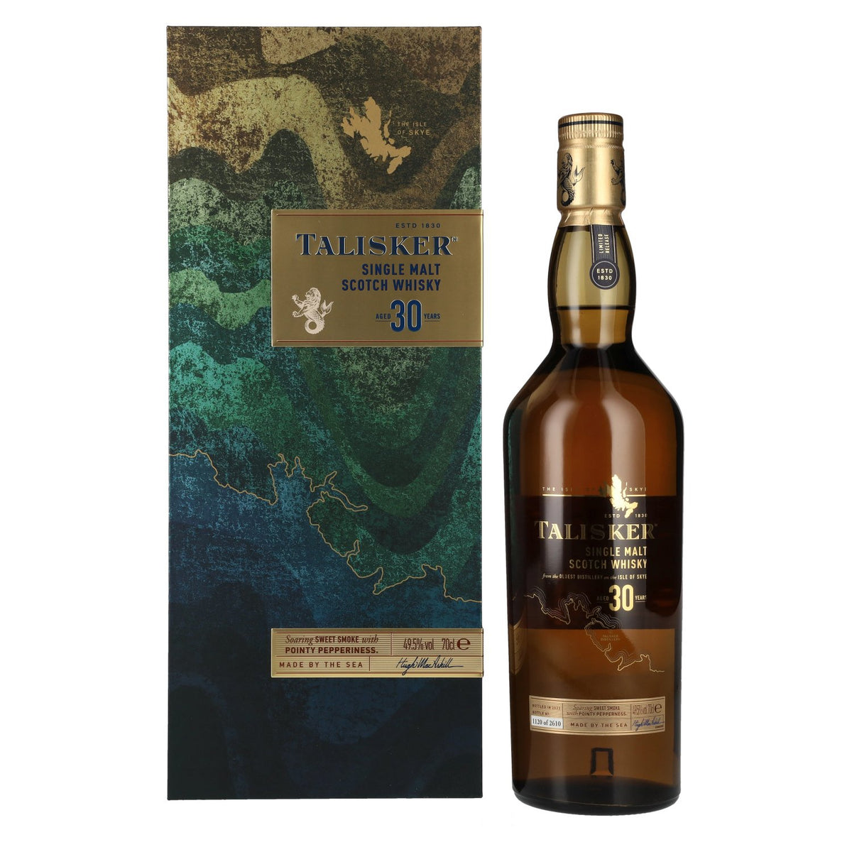 Talisker 30 Years Old Single Malt Scotch Whisky Limited Release 49,5% Vol. 0,7l in Geschenkbox