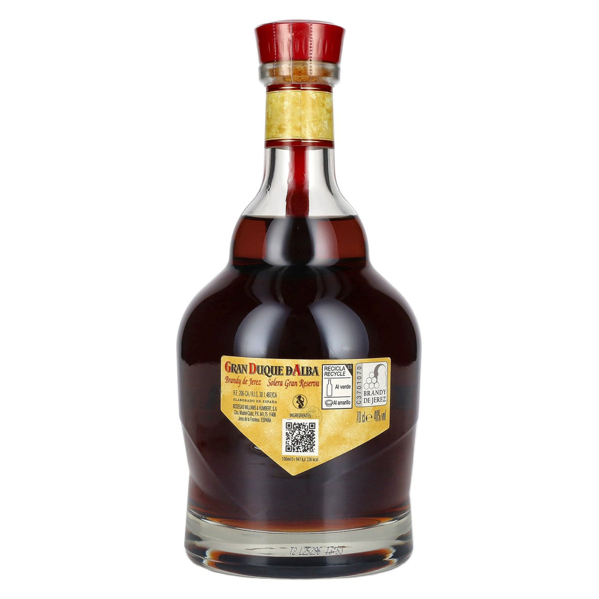 Gran Duque D'Alba Solera Gran Reserva Brandy de Jerez 40% vol. 0.7 l