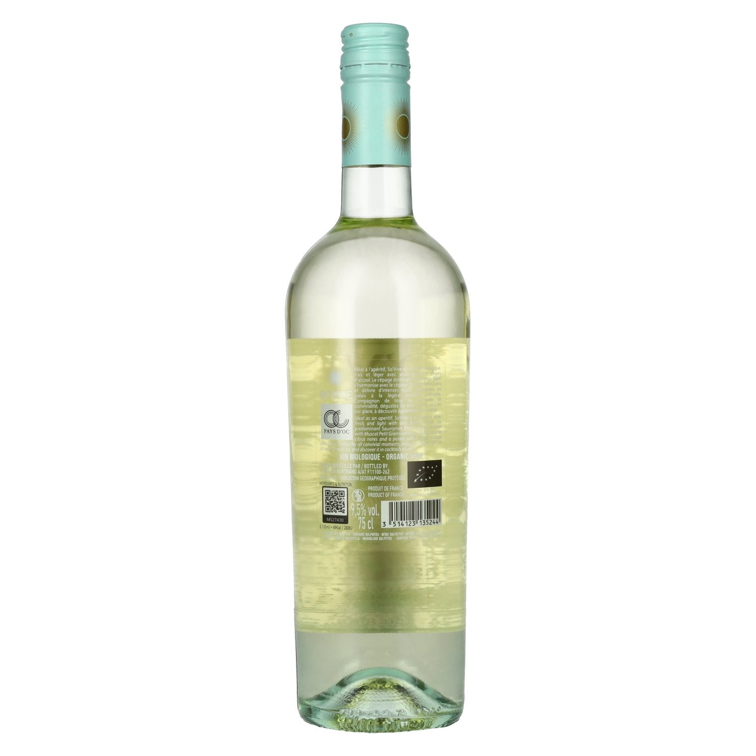 L'Atelier Bertrand SO'VIVE Vin Biologique 2024 9,5% Vol. 0,75l